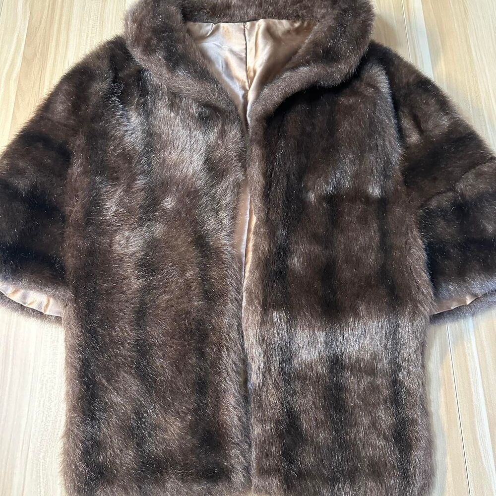 Vintage Regina Glenara Faux Fur Jacket – 50s/60s Hollywood Glam